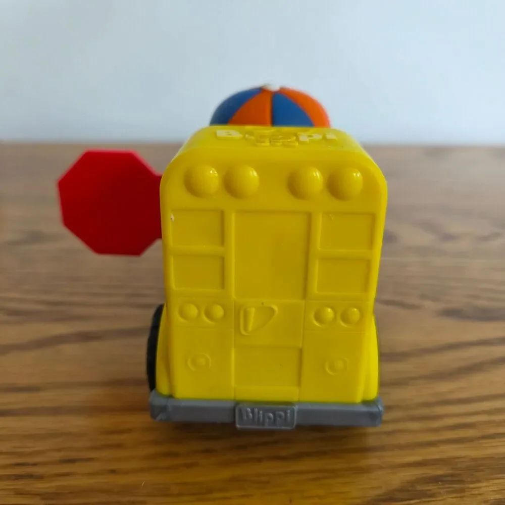Blippi Mini Vehicles Toy Lot - Orange Front Loader & Yellow Blippi Mobile Toys